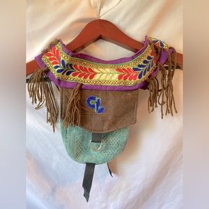 Bum bag // fanny pack // festival bag // handmade by Costa Rican artist